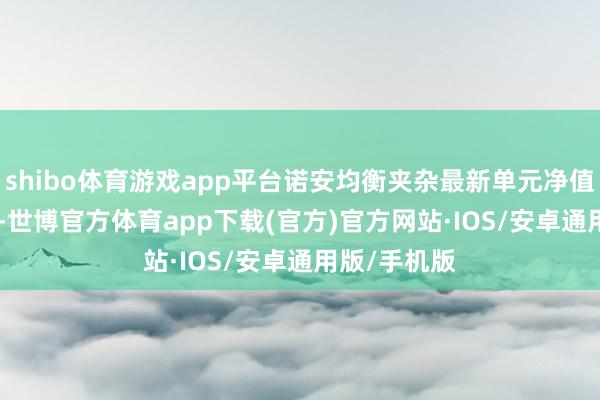 shibo体育游戏app平台诺安均衡夹杂最新单元净值为1.118元-世博官方体育app下载(官方)官方网站·IOS/安卓通用版/手机版