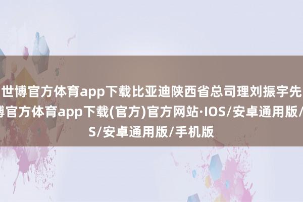 世博官方体育app下载比亚迪陕西省总司理刘振宇先容-世博官方体育app下载(官方)官方网站·IOS/安卓通用版/手机版