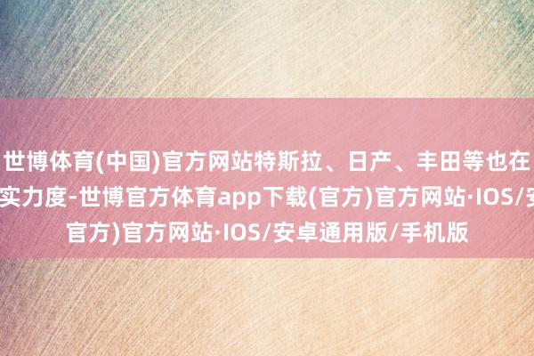 世博体育(中国)官方网站特斯拉、日产、丰田等也在泰国地区加大了现实力度-世博官方体育app下载(官方)官方网站·IOS/安卓通用版/手机版